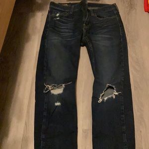 Ripped Hollister jeans